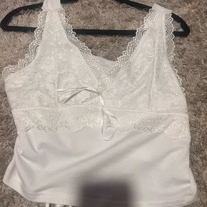 Cute lace top with tie in the back